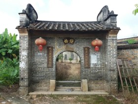 从化区太平镇旅游景点 钟楼古村