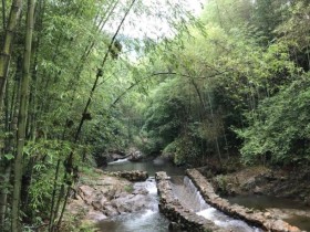 从化区良口镇旅游景点 千泷沟大瀑布