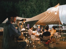 从化民宿地点推荐三 从化溪流(国际)露营清吧 可自带帐篷和带宠物